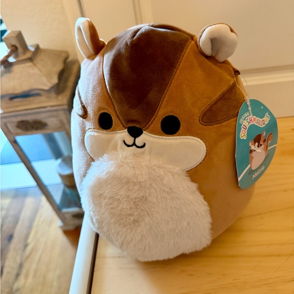 Squishmallows Fuzzy Belly Squad Melzie the Brown Chipmunk Ground Squirrel NWT - Picture 3 of 4